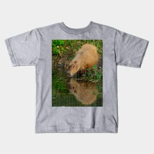 Capybara Reflections Kids T-Shirt